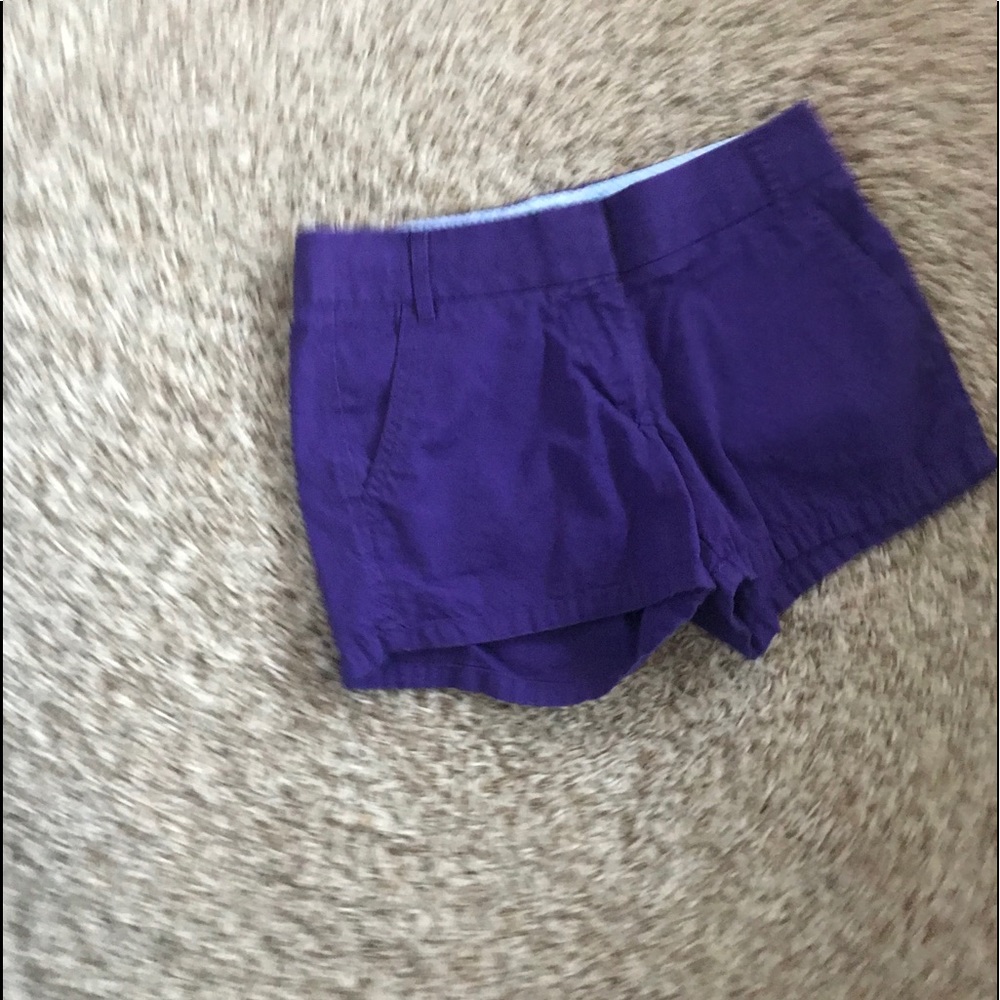 purple shorts